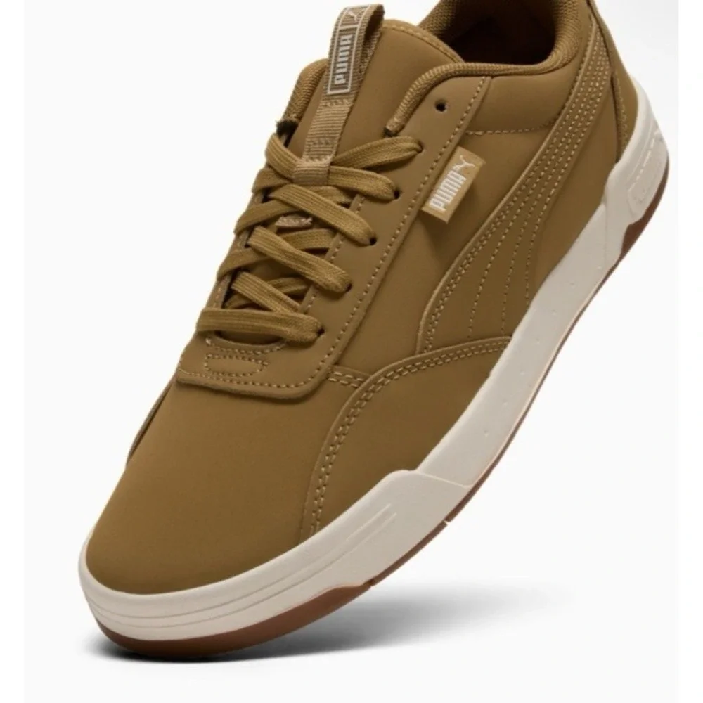 Puma Men Size 11 Skate Sneaker Padded Tongue & Collar Brown Shoes‎